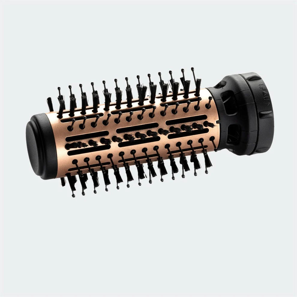 Rotating hot air brush with ions and ceramic coating K960