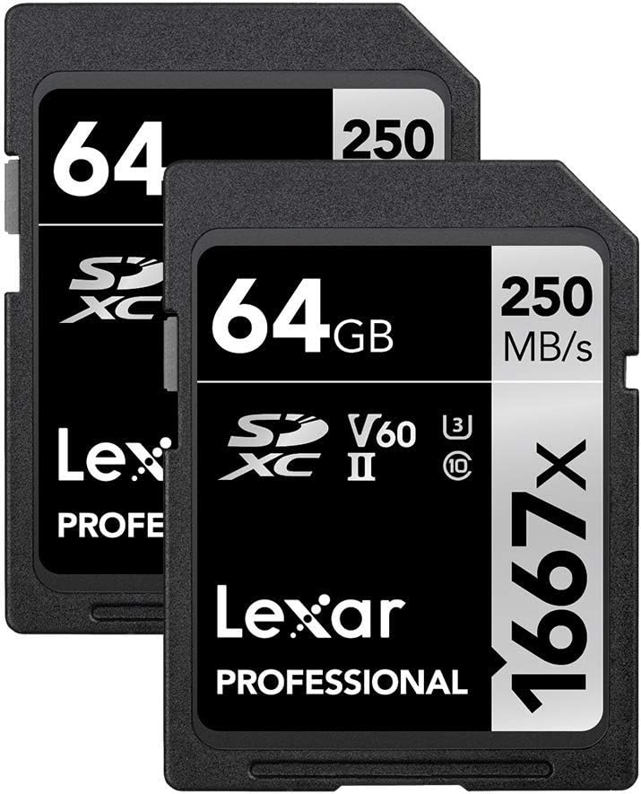 128GB SDXC UHS-II Cards 2-Pack V233293