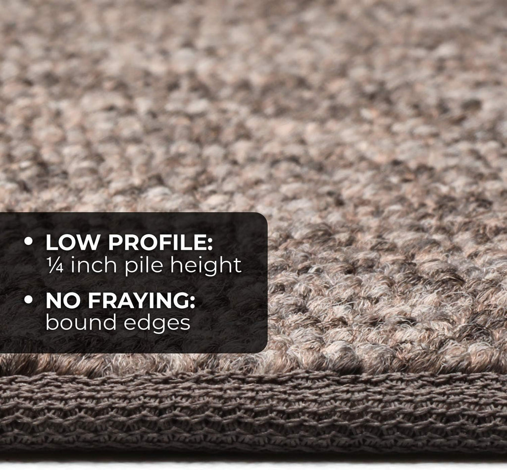 Skid-Resistant Carpet Runner Pebble Gray 12 Feet X 36 Inches W730708