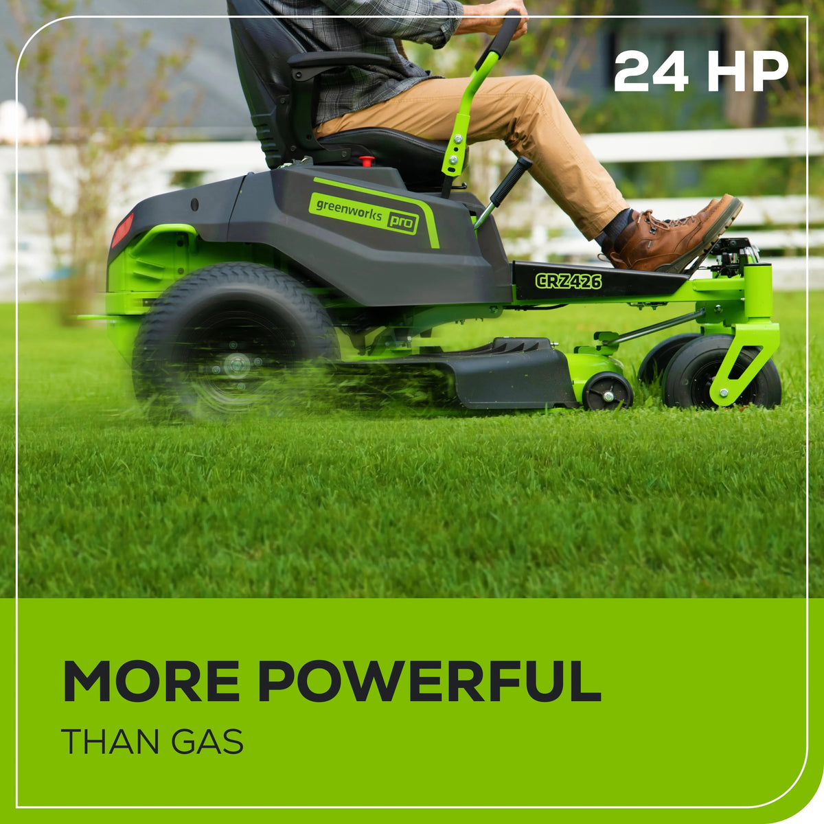 60V 42” Cordless Battery Zero Turn Riding Lawn Mower with 8Ah Batteries G568