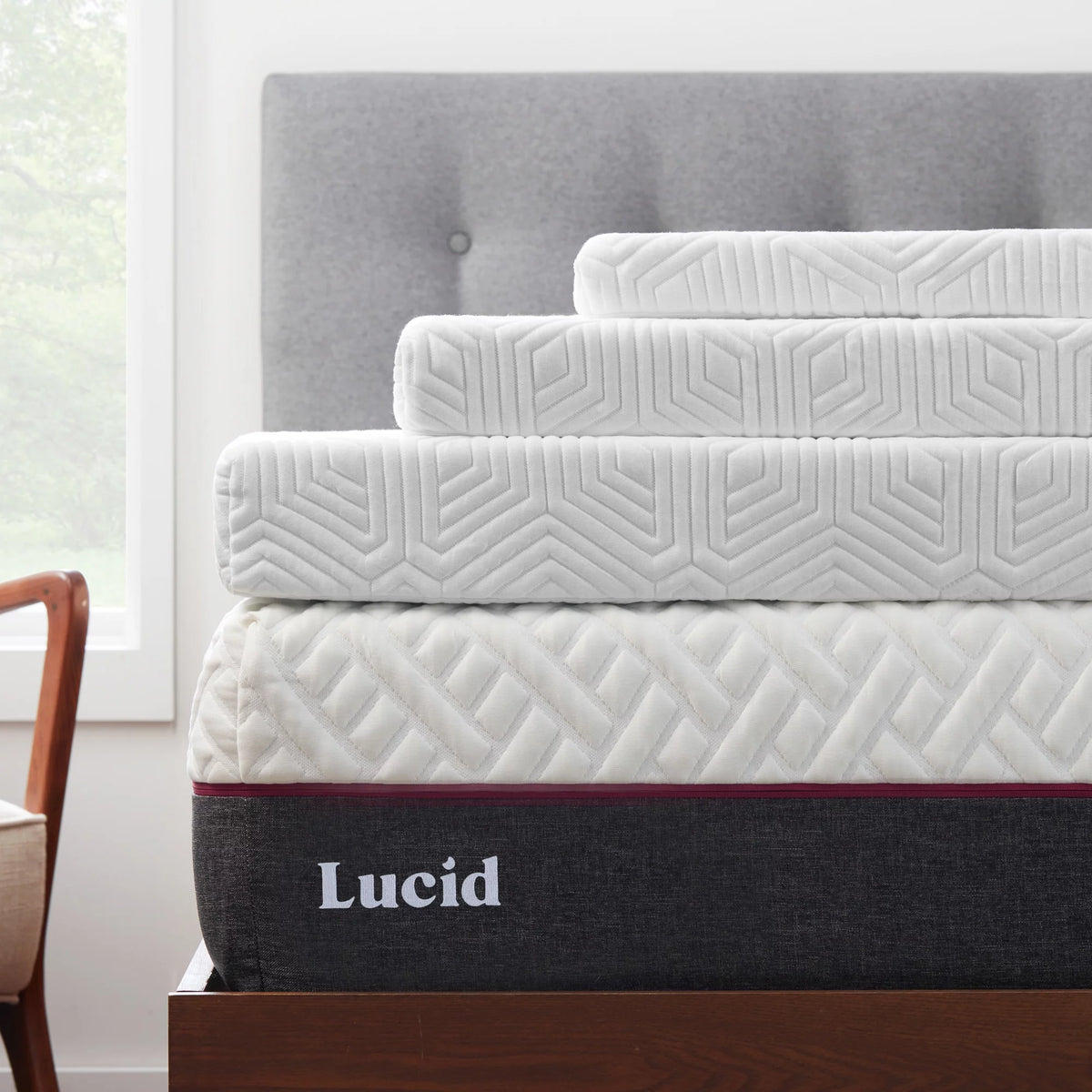2" Cooling Gel Memory Foam Mattress Topper with Cover, Full N667031