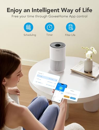Mini HEPA Smart Air Purifier with 3 Speeds, 2 Modes, Timer I491