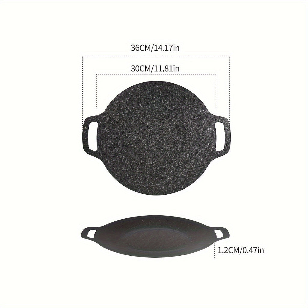 Non-stick Coating Round BBQ Grill Pan Y260