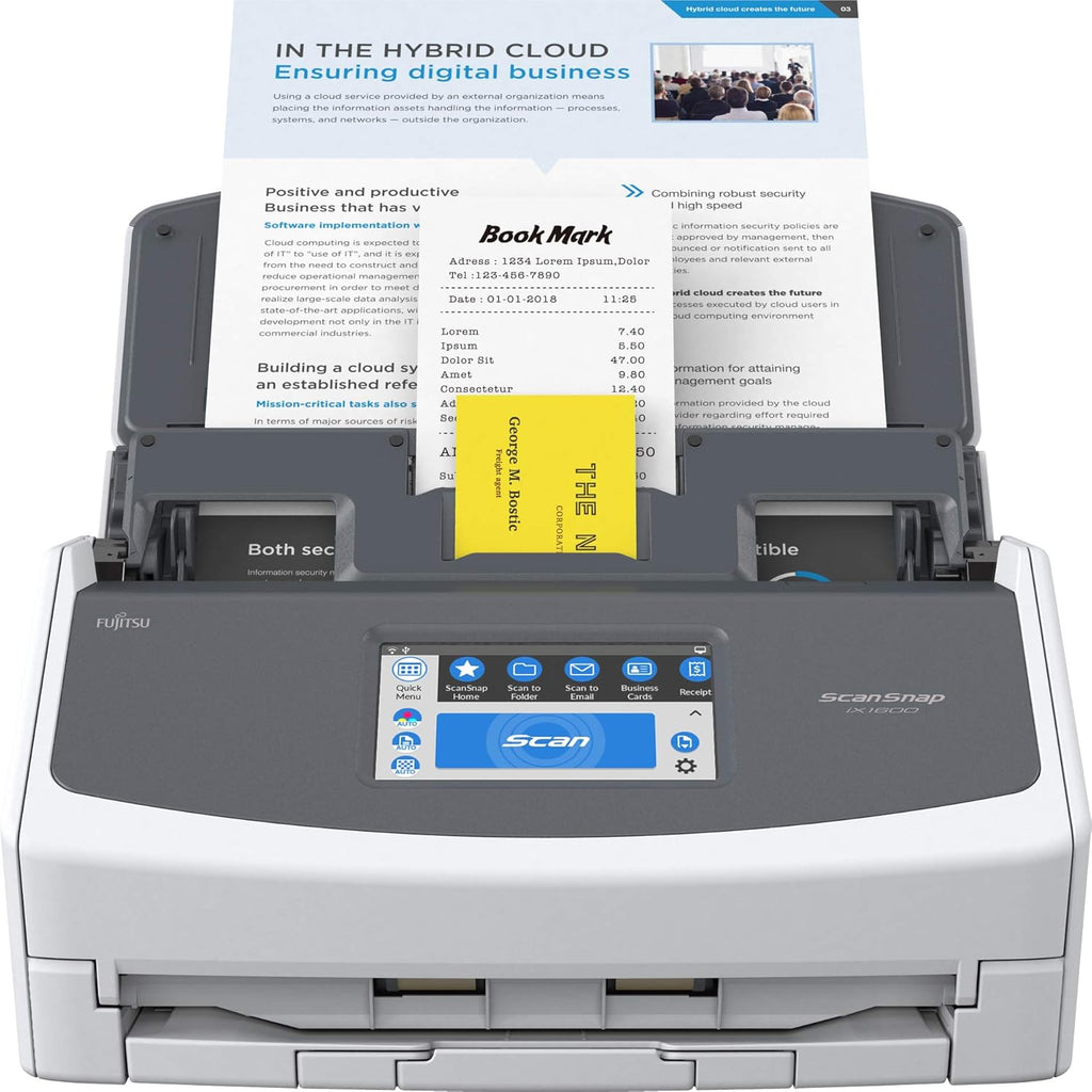 White Document Scanner Y121522