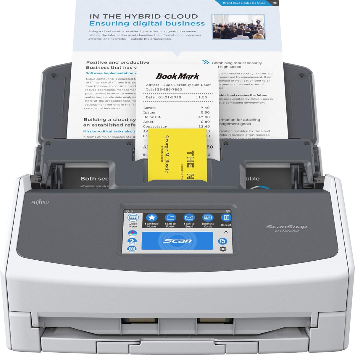 White Document Scanner Y121522