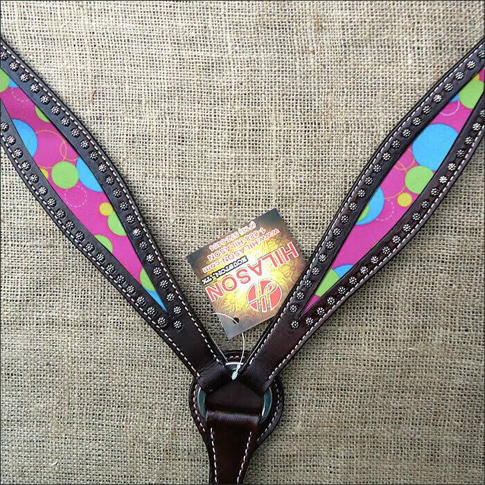 Dark Brown Leather Horse Breast Collar R565