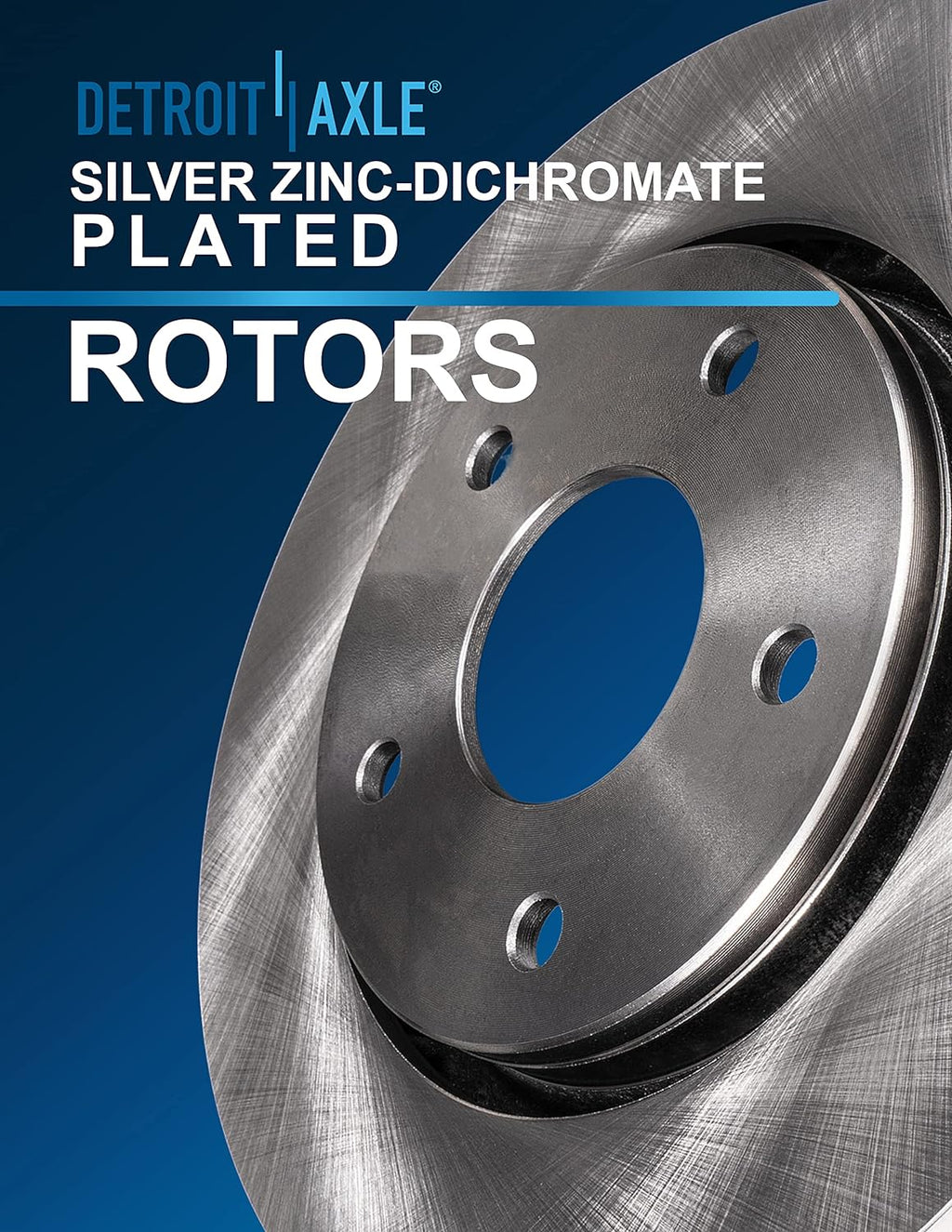 Rear Disc Brake Kit Rotors with Ceramic Pads and Hardware M4550