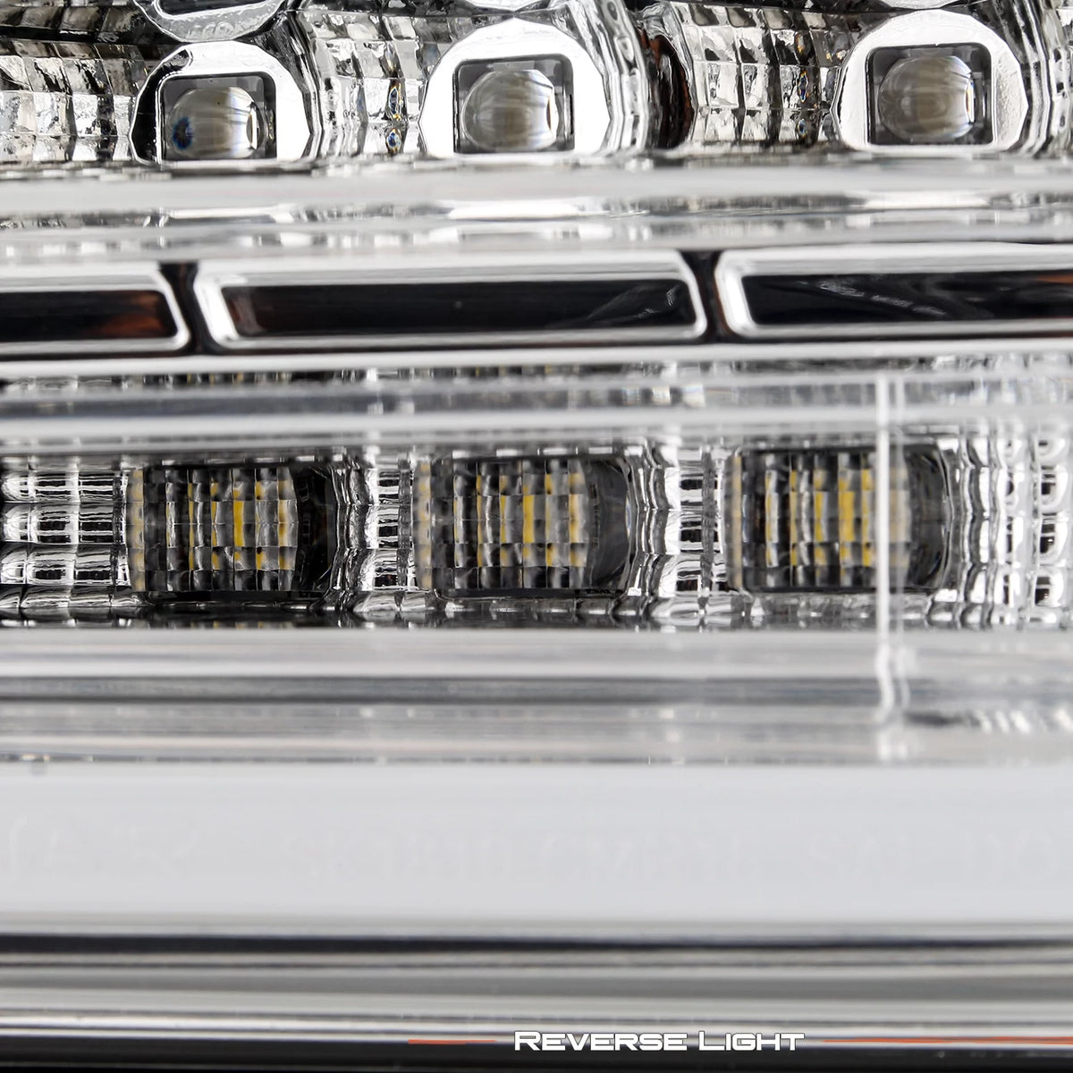 Chrome LED Tail Lights Brake Lamp Pair P561