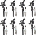 Ignition Coil and Spark Plug Set of 8 for Ford 4.6L 5.4L V8 T79892