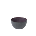 Stoneware Bowl 14cm Black Lilac G42125