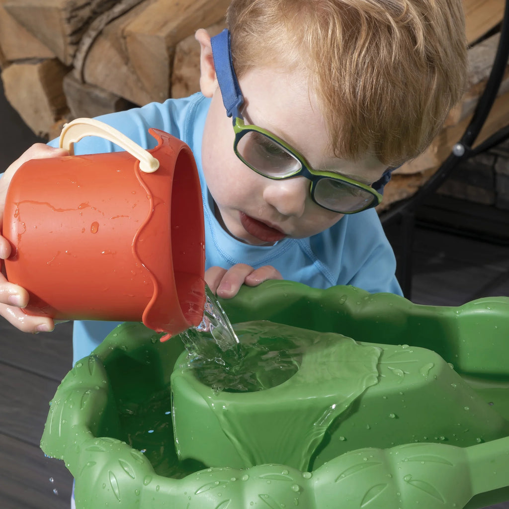 Gray Plastic Water Table with 13-piece Playset L406138