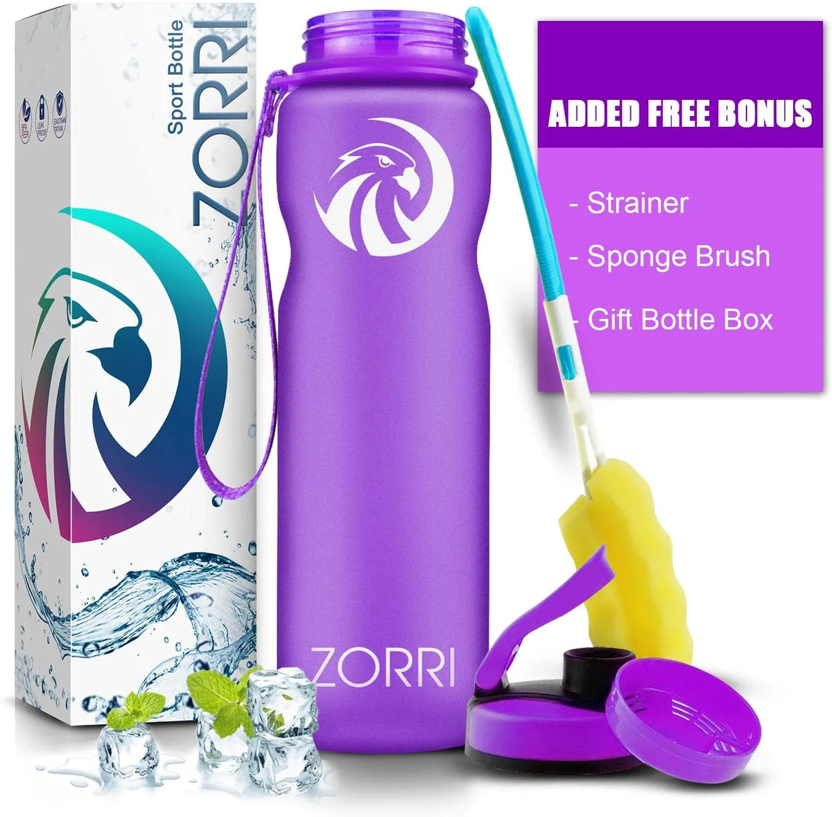 1L Leak Proof BPA Free Reusable Water Bottle with Filter S6208