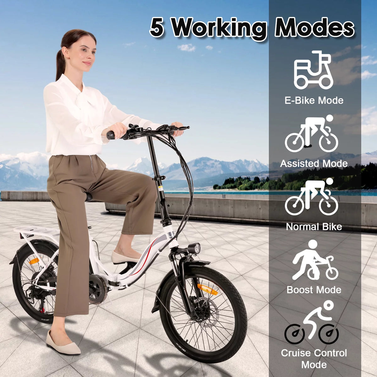 500W Folding Electric Bike for Adults L470875