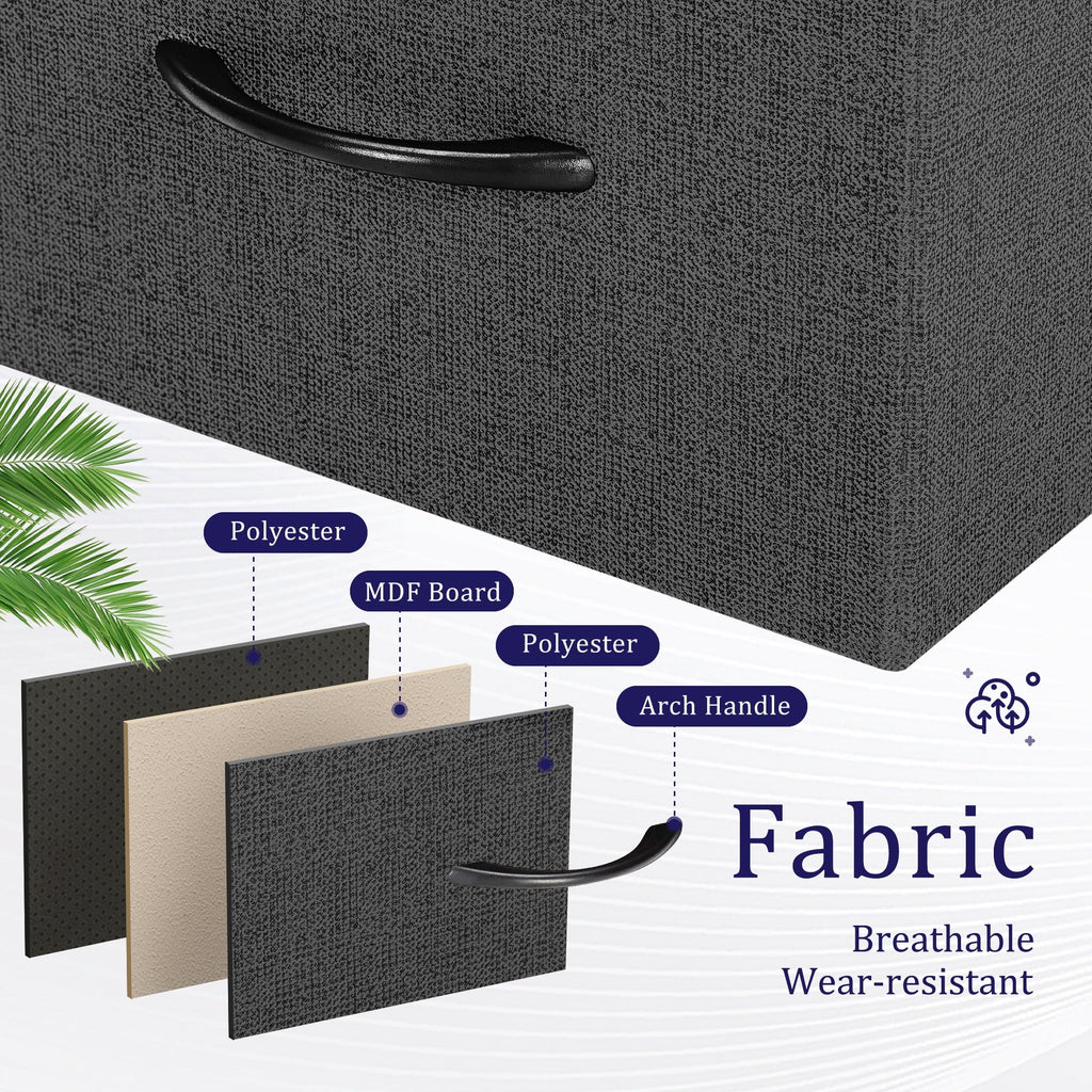 5 Drawer Dresser with Wood Top F648583