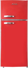 Retro 2 Door Refrigerator with Freezer, 10 cu ft, red M4644