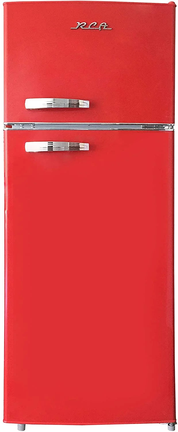 Retro 2 Door Refrigerator with Freezer, 10 cu ft, red M4644