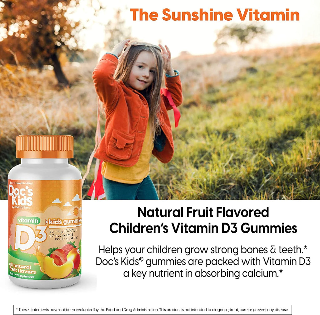 Vitamin D3 Gummy 25 mcg 60 Gummies B645175