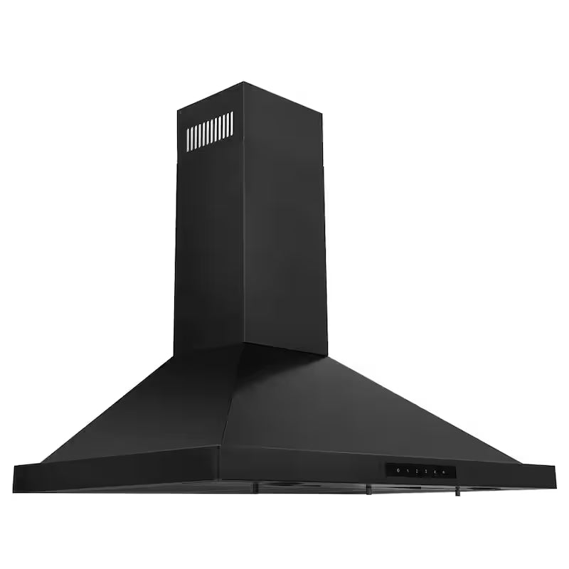 Black Stainless Steel 30 in. 400 CFM Convertible Wall Mount Range Hood R883502