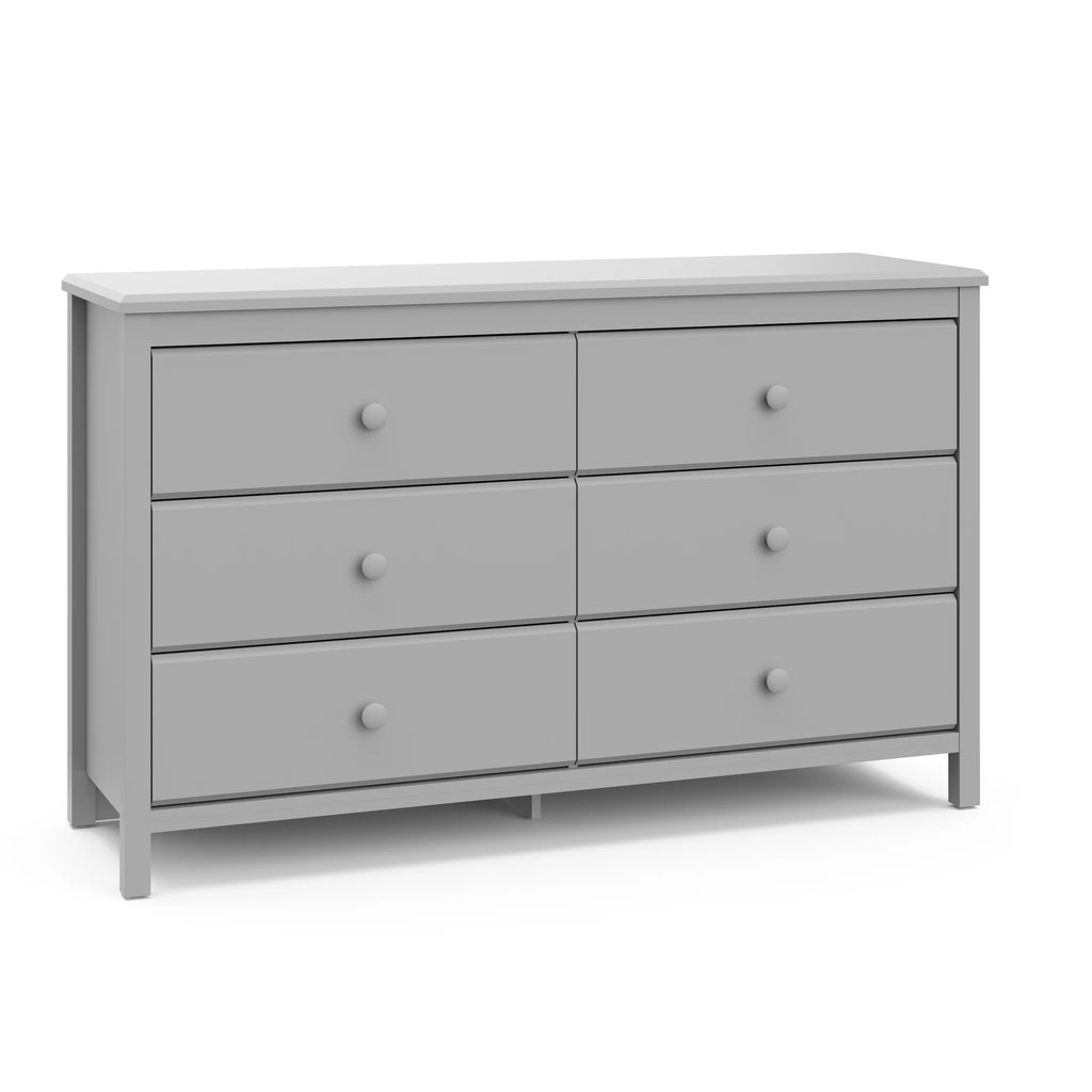 White 6 Drawer Double Dresser Z413274