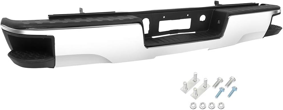 Chrome Rear Step Bumper for Chevy Silverado GMC Sierra 1500 N7428