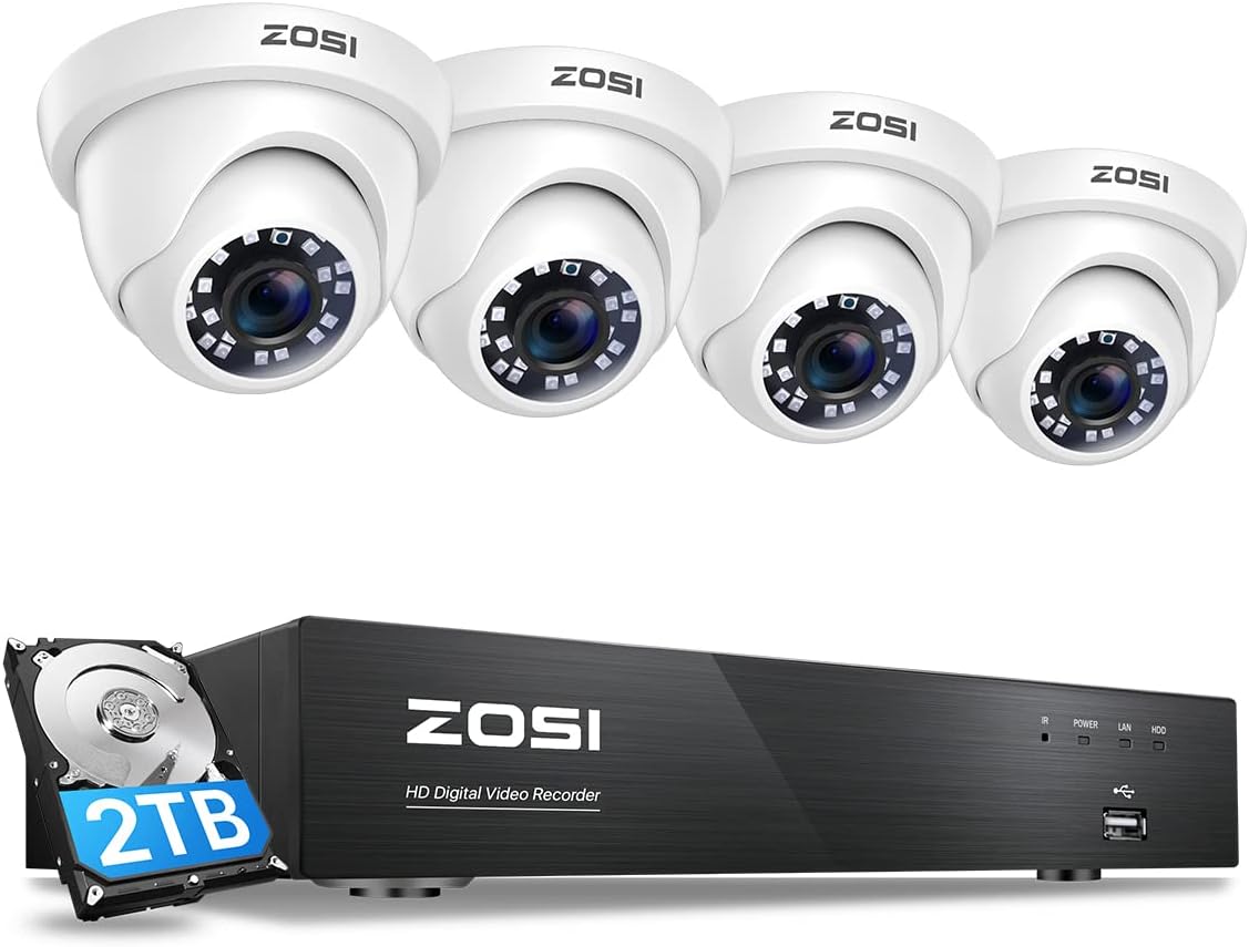 16 Channel 1080p CCTV Dome Camera System with 4TB Hard Drive B742976