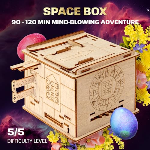 Wooden Puzzle Box with Hidden Compartment V499086