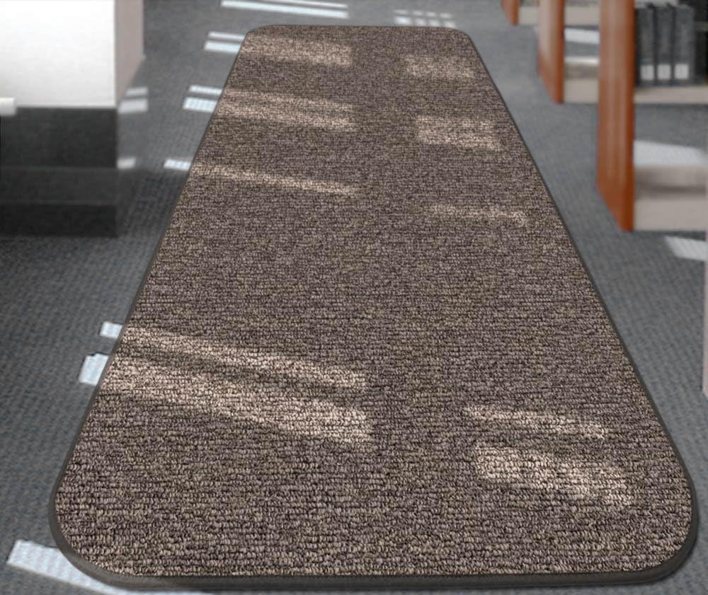 Skid-Resistant Carpet Runner Pebble Gray 12 Feet X 36 Inches W730708