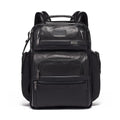 Black Leather 15" Laptop Backpack P22177
