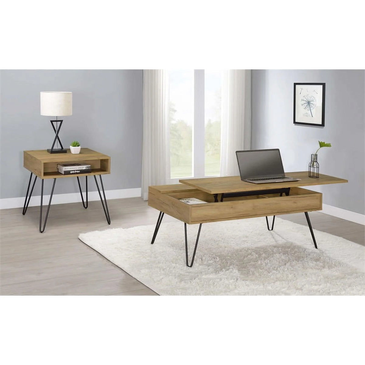 Modern Wood Lift Top Coffee Table A99961