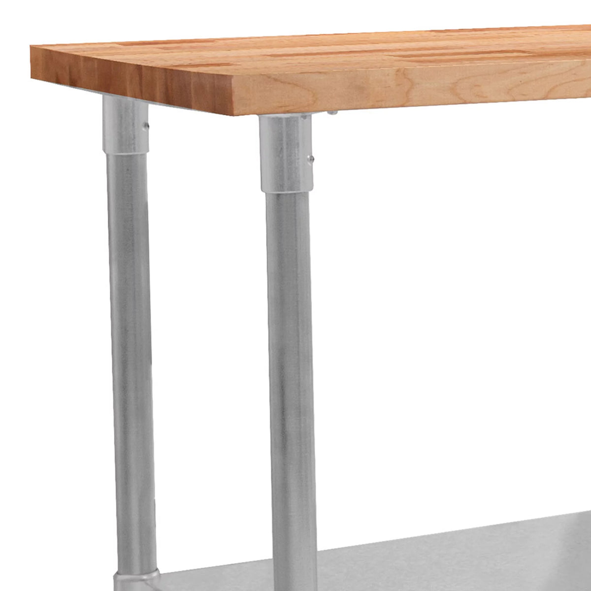 Maple Wood Top Work Table with Adjustable Lower Shelf T55888