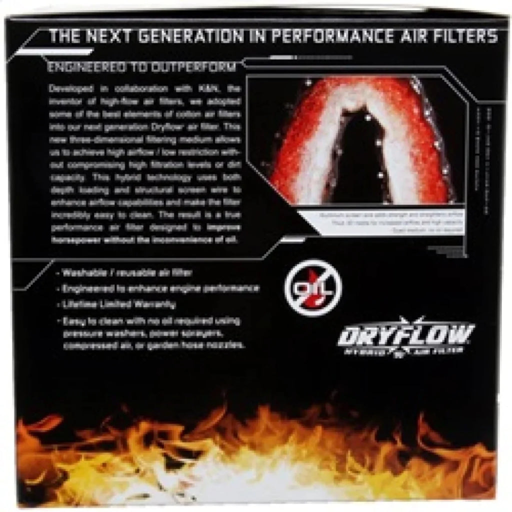Universal DryFlow Clamp-On Air Filter W23258