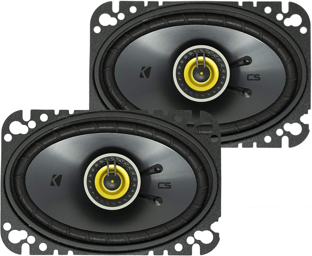 4 x 6 150 Watt 2-Way Car Audio Coaxial Speakers with Polypropylene Cone, Pair Pack of 2 G700946