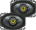 4 x 6 150 Watt 2-Way Car Audio Coaxial Speakers with Polypropylene Cone, Pair Pack of 2 G700946