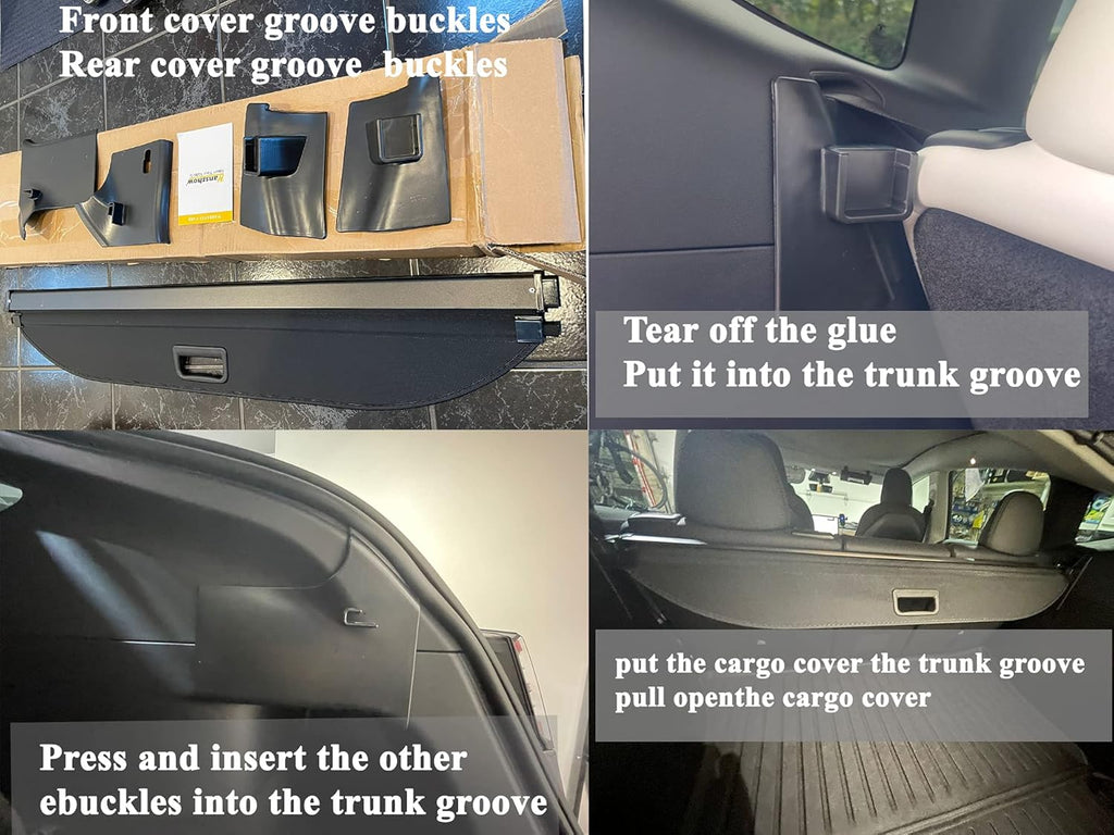 Cargo Rear Retractable Trunk Cover Pack of 2 G694378