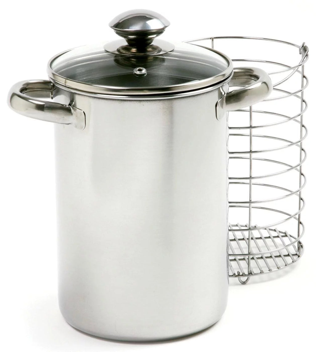 Stainless Steel Asparagus Cooker Steamer 3-Piece Set L709
