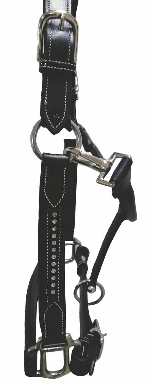 Padded Crystal Halter Dressage Saddle N667