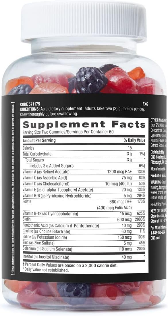 120 Count Gummy Multivitamin K39283