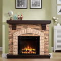 Tan Electric Fireplace W996220