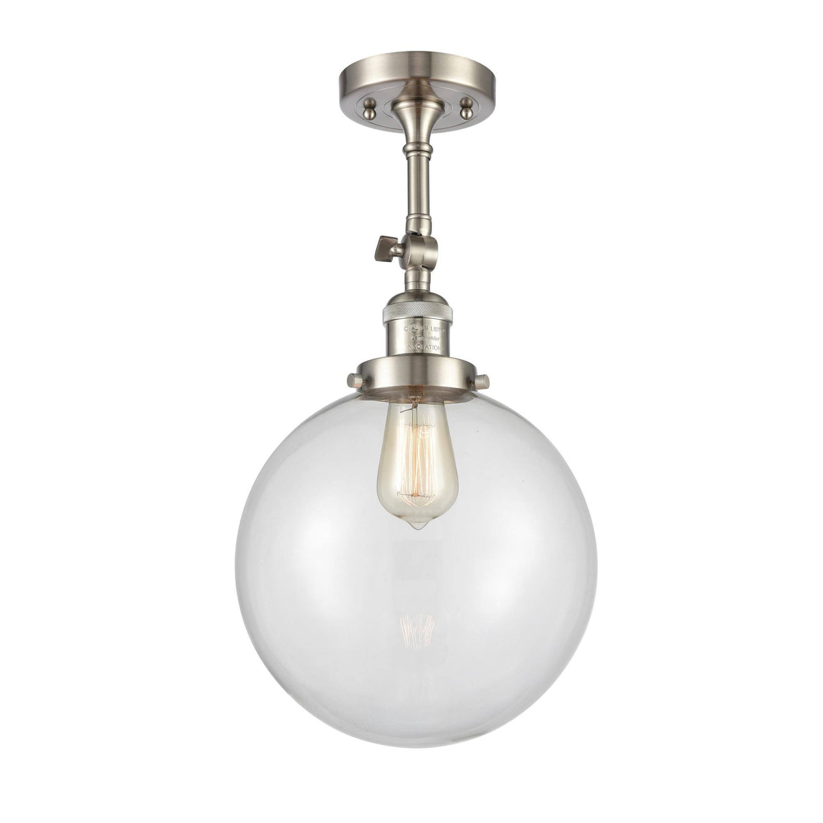 Brushed Satin Nickel X-Large Beacon Semi-Flush Mount H307485
