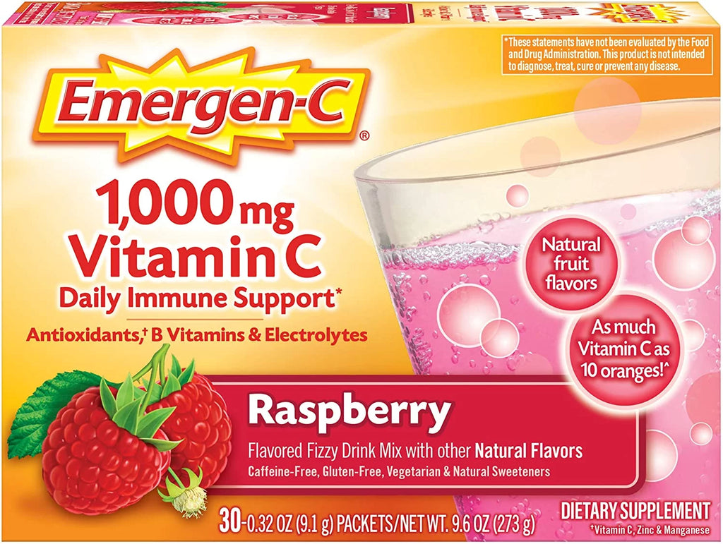 Vitamin C Raspberry 1,000 Mg 30 Packets Y320