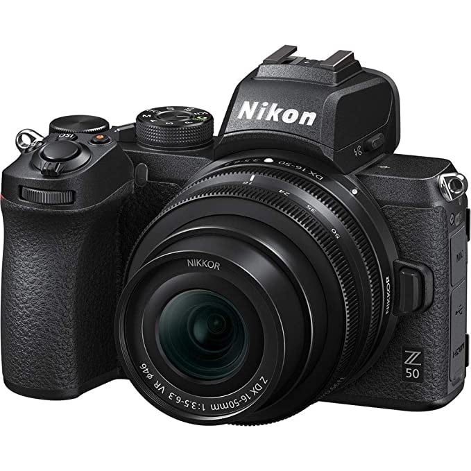 Nikon Z50 Mirrorless Camera with 16-50mm VR Zoom Lens and Accessory Bundle N174