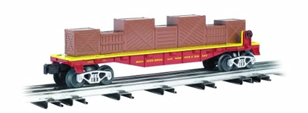 O Scale Flat Car with Crates T338