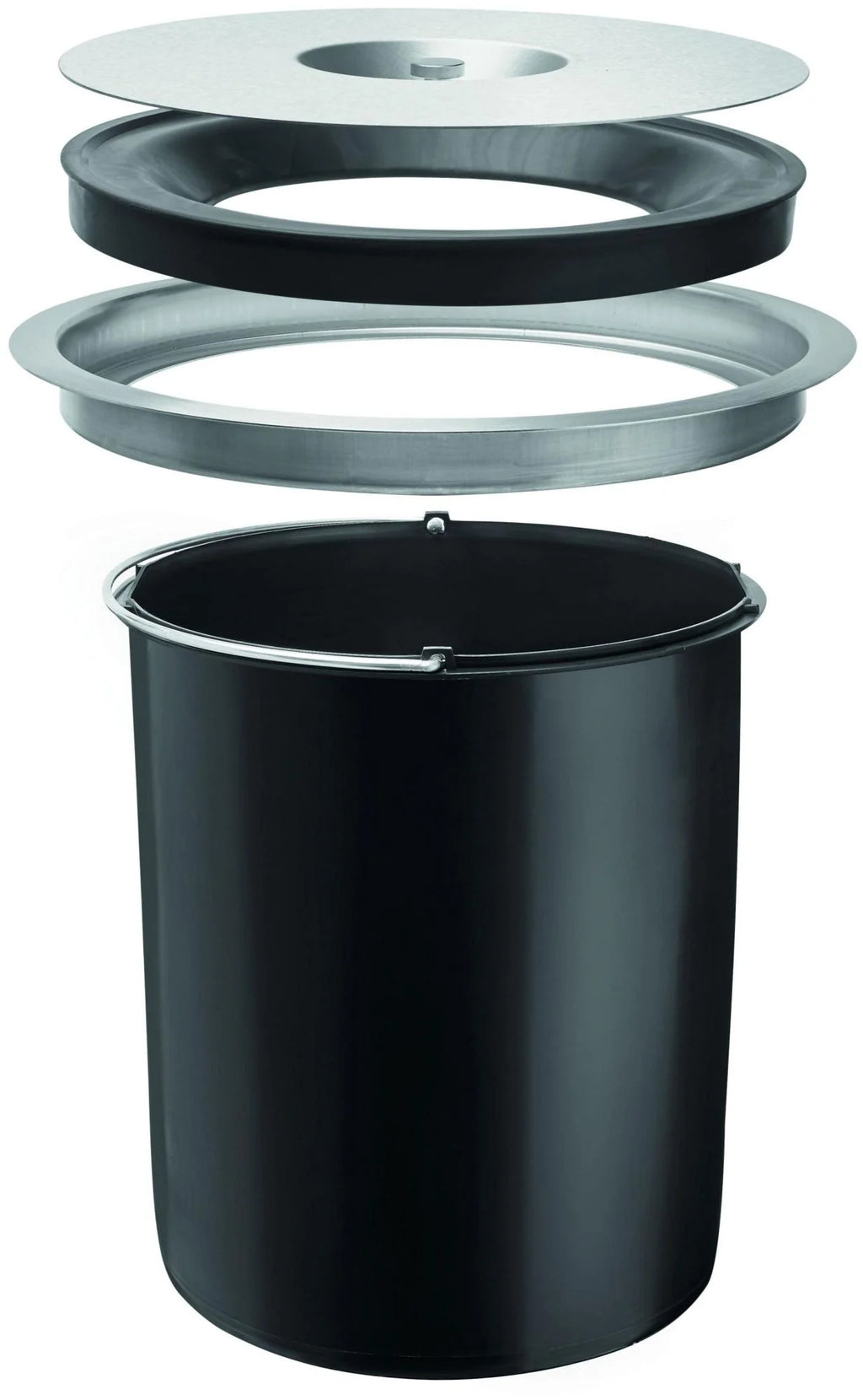12-1/4" Counter Mount Trash/Ice Container - Stainless X4705
