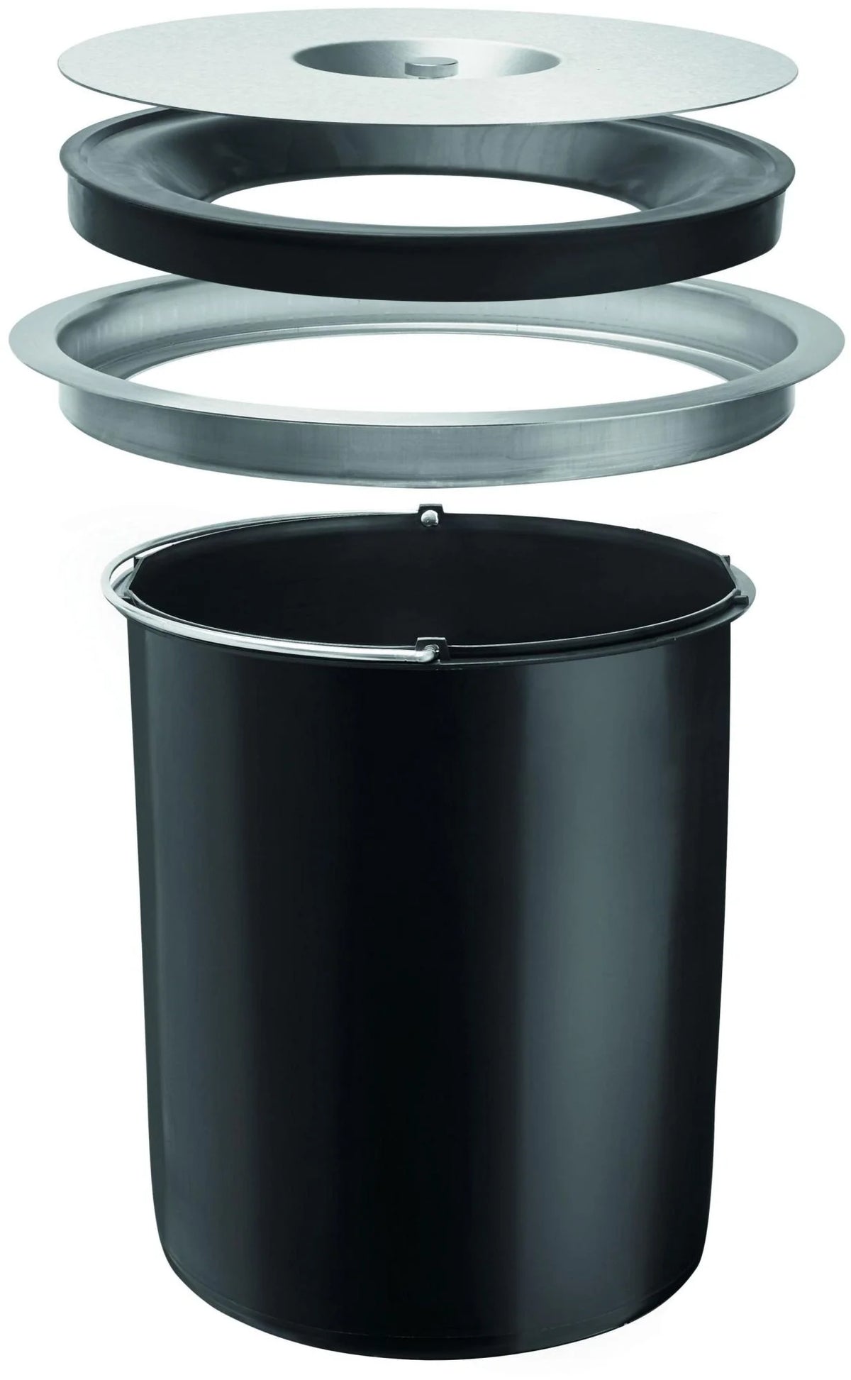 12-1/4" Counter Mount Trash/Ice Container - Stainless X4705
