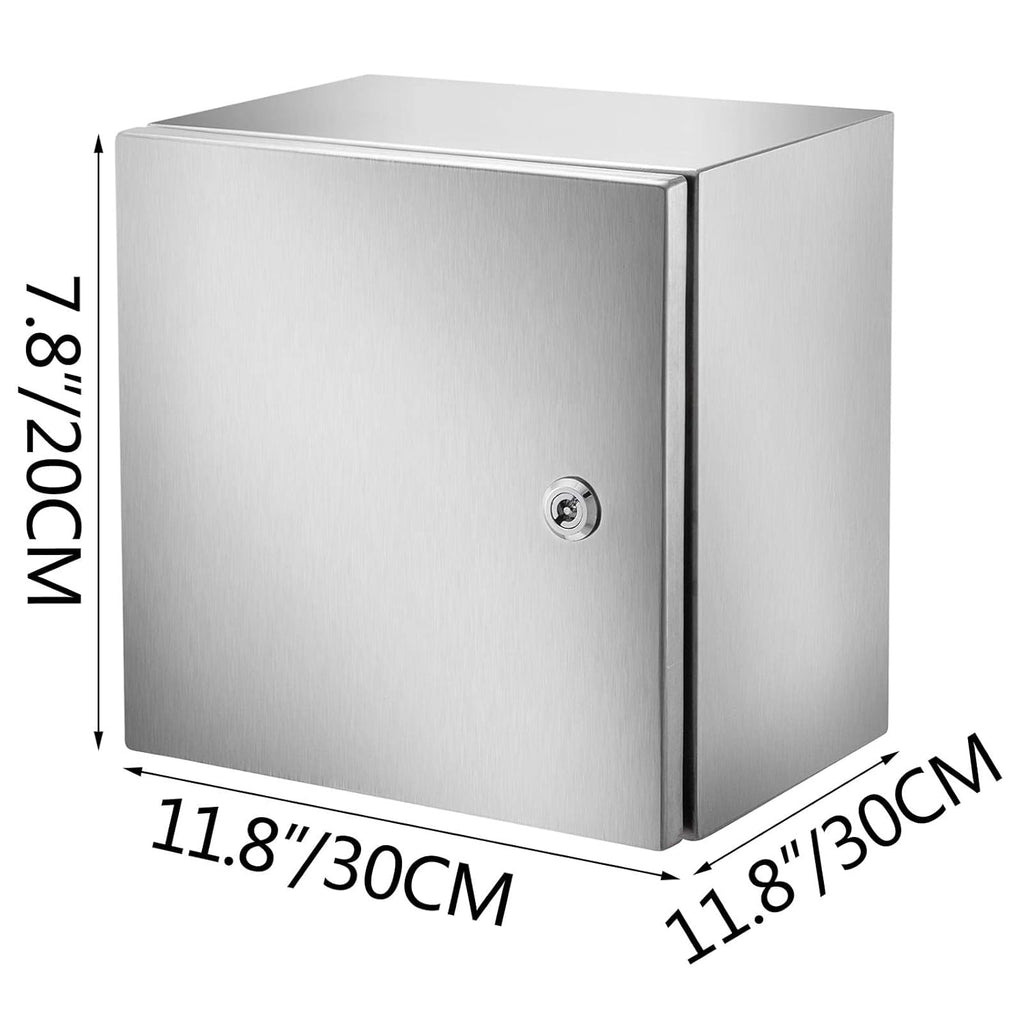 12 x 12 x 8'' NEMA 4X Steel Electrical Enclosure M452