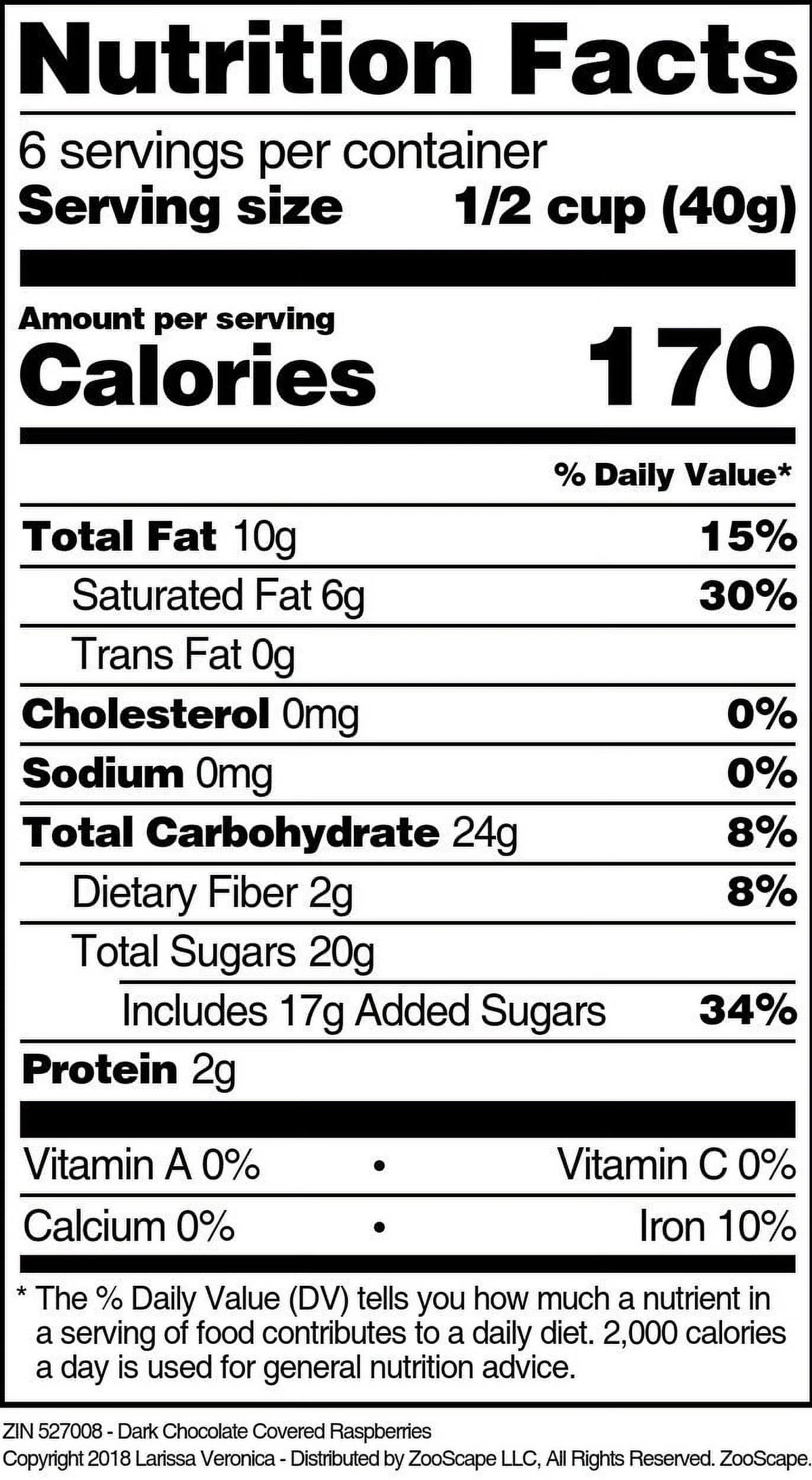 Dark Chocolate Covered Raspberries 8 oz 2-Pack P295342