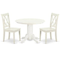 3PC Round Table and 2 Chairs V431015