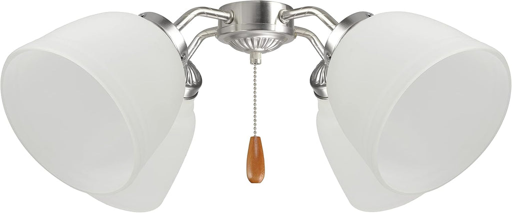4 Pack Frosted Ceiling Fan Replacement Glass Shade, 4-3/4" Diameter x 4-3/4" Height C5276