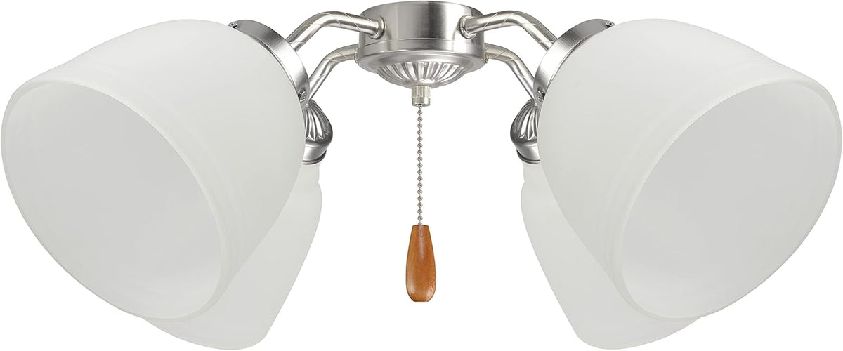 4 Pack Frosted Ceiling Fan Replacement Glass Shade, 4-3/4" Diameter x 4-3/4" Height C5276