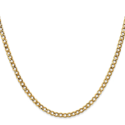 14 Karat Yellow Gold Curb Link Chain F5275